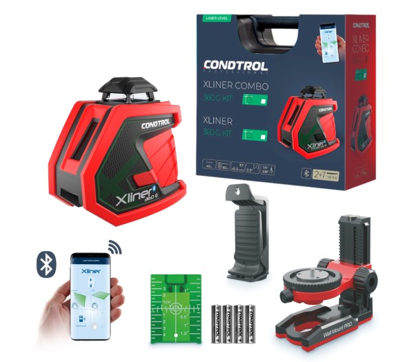 Лазерный нивелир CONDTROL Xliner 360G Kit